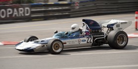 Grand Prix Historique 2010 de Monaco, Samedi 1er Mai, Série F. Voiture N°22 Lyons Judith sur Surtees TS9 de 1971.