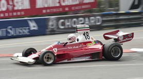 Grand Prix Historique 2010 de Monaco, Samedi 1er Mai, Série G. Voiture N°18 Casoli Giancarlo sur Ferrari 312T de 1975.