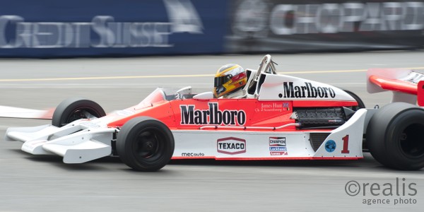Grand Prix Historique 2010 de Monaco, Samedi 1er Mai, Série G. Voiture N°1 D'Ansembourg Christophe sur McLaren M26 de 1976.