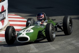 Voitures de Grand Prix à Moteur arrière (1954-1965) - Voiture N°16, Classe 4, Conc. Dayton Duncan Cond. Fitzegerald Michael, Nat. USA, Brabham, Model BT11, 1964