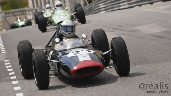 Voitures de Grand Prix à Moteur arrière (1954-1965) - Voiture N°23, Classe 4, Mussa Marcus, Nat. MC, Lotus BRM, Model 24, 1962