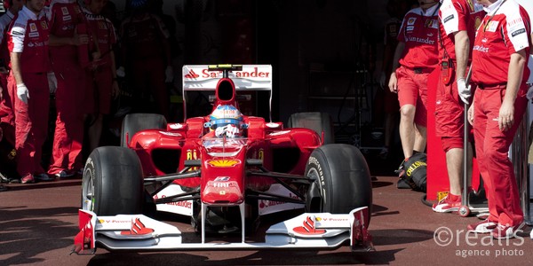 68e Grand Prix de Monaco, 13-16 mai 2010.  Fernando Alonso, Scuderia Ferrari Marlboro, Voiture N°8.