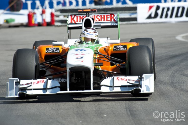 68e Grand Prix de Monaco, 13-16 mai 2010. Adrian Sutil, Force India F1 Team, Voiture N°14.