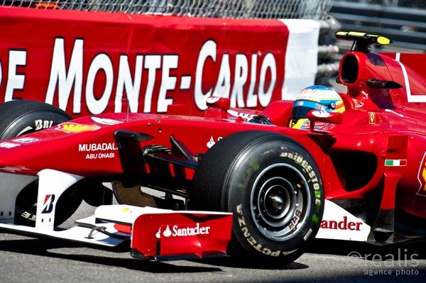 68e Grand Prix de Monaco, 13-16 mai 2010. Fernando Alonso, Scuderia Ferrari Marlboro, Voiture N°8.