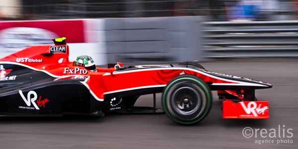 68e Grand Prix de Monaco, 13-16 mai 2010. Luca Di Grassi, Virgin Racing, Voiture N°25.