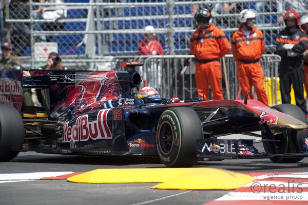 68e Grand Prix de Monaco, 13-16 mai 2010. Sébastien Buemi, Scuderia Toro Rosso, Voiture N°16.