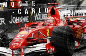 Photo de F1. Michael Schumacher. Grand Prix de Monaco.