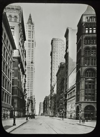 New-York City vers 1900.