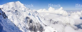 Part of the Mont Blanc Massif, the peak of Aiguille de Bionnassay is 4052 metres high, and straddles the French/Italian border.