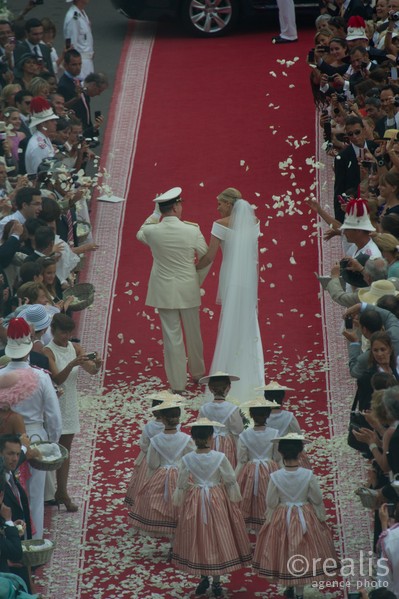 Religious wedding of SAS Prince Albert II and Miss Charlene Wittstock - Monaco Palace - 02.07.11