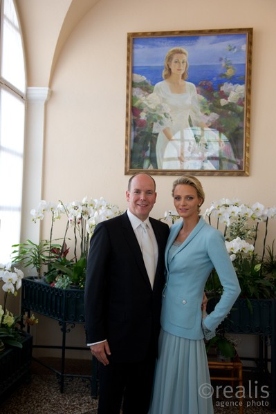 Civil wedding of SAS Prince Albert II and Miss Charlene Wittstock - Monaco Palace - 01.07.11