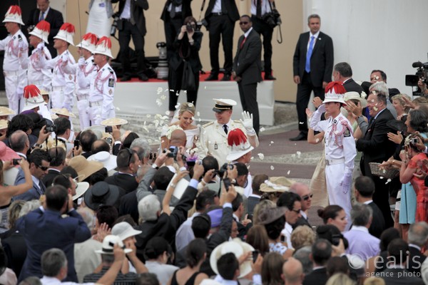 Mariage Princier - Mariage de SAS le Prince Albert II et de la Princesse Charlene de Monaco le 03 Juillet 2011.