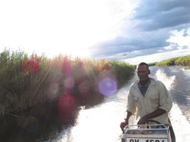 Notre "capitaine" et guide - Delta de l'Okavango