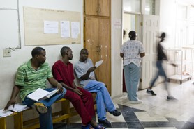 port au prince, haïti - hôpital de la trinité, médecins sans frontières, port au prince, haïti