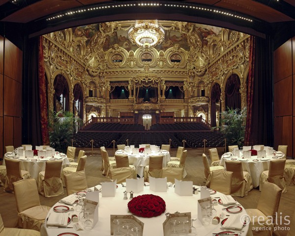 Caves de l'Hotel de Paris. Monaco - Opera de Monte-Carlo. Salle Garnier.